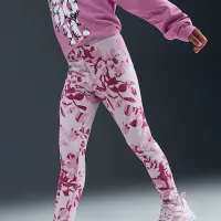 Nike Little дитячі Printed Club Long Sleeve футболка and лосіни комплект колір фіолетовий