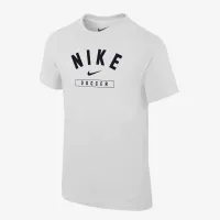 Nike Swoosh Big детские (для мальчиков) Soccer футболка цвет белый