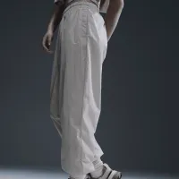 Nike Sportswear Essential женская Mid-Rise оверсайз Woven Joggers цвет коричневый