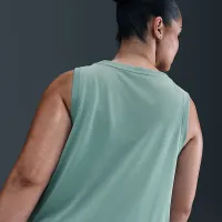 Nike Dri-FIT жіноча Tank (великі розміри) колір зелений