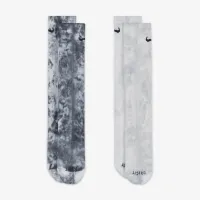Nike Everyday Plus Cushioned Tie-Dye Crew Socks (2 Pairs) Multi-Color