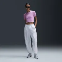 Nike Sportswear Essential жіноча Slim Cropped футболка Pink