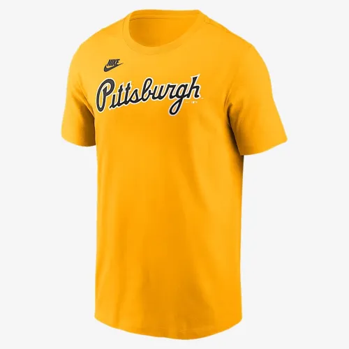 Pittsburgh Pirates Cooperstown Wordmark чоловічі Nike MLB футболка Yellow