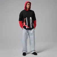 Nike Jordan мужские оверсайз футболка цвет черный