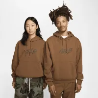 Nike SB Fleece Pullover Skate Толстовка з капюшоном колір коричневий