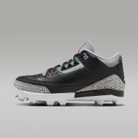 Nike Jordan 3 Retro MCS чоловічі бейсбольні бутси колір чорний