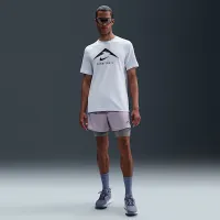 Nike Dri-FIT чоловічі Trail Running футболка колір сірий