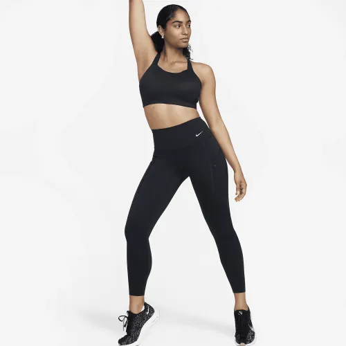 Nike Go женская Therma-FIT С высокой Талией 7/8 лосины с карманамицвет черный