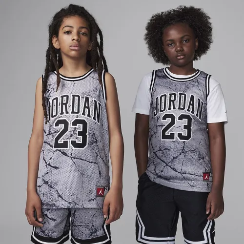 Nike Jordan23 Big детские Printed Jersey цвет серый