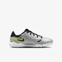 Nike Jr. Tiempo Legend 10 Academy Little/Big детские Turf Low-Top Soccer Кроссовки цвет серый
