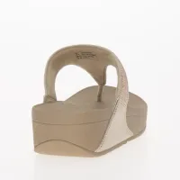 Japonki FitFlop Lulu Crystal Embellished Toe-Post босоніжки EC5-A94 - Бежевий