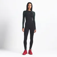 NikeSKIMS Shine женская Long-Sleeve Crew-Neck Top цвет черный