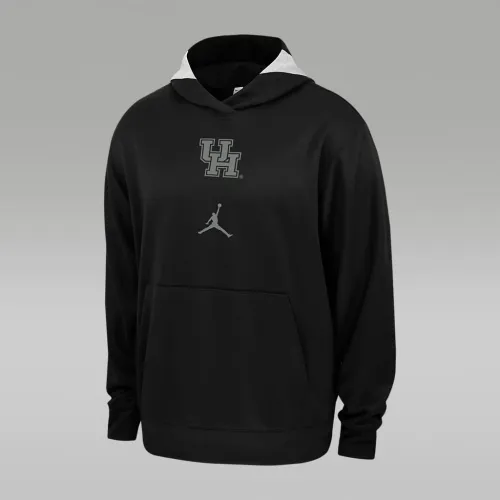 Nike Houston Spotlight мужские Jordan College Толстовка с капюшоном цвет черный