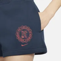 Nike Sportswear Phoenix Fleece Heritage женская С высокой Талией шорты синий