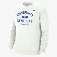 Kentucky мужские Nike College Crew-Neck Top цвет белый