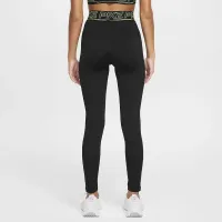 Nike Pro Girls' Dri-FIT Mid-Rise лосіни колір чорний