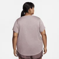 Nike Dri-FIT жіноча футболка (великі розміри) колір фіолетовий