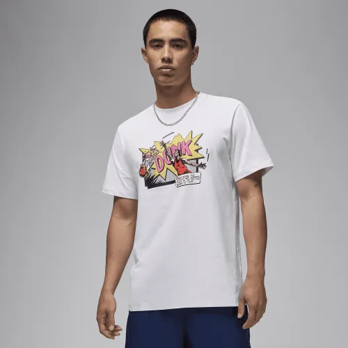 Nike Jordan чоловічі футболка колір білий