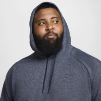 Nike Primary Fleece чоловічі Dri-FIT UV Pullover Performance Толстовка з капюшоном блакитний