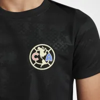 Club Америка Academy Pro Third Big детские Nike Dri-FIT Soccer Pre-Match Top цвет черный