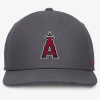 Los Angeles Angels Pro чоловічі Nike Dri-FIT MLB Adjustable Hat колір сірий