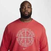 Nike Standard Issue чоловічі Dri-FIT баскетбольні Crew-Neck світшот колір червоний