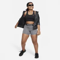 Nike Pro Dri-FIT Big дитячі (Girls') шорти (Extended Size) колір сірий