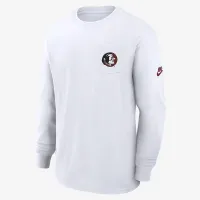 Florida State Seminoles Legacy Max90 Pocket чоловічі Nike College Long-Sleeve футболка колір білий