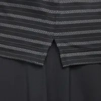 Nike Victory женская Dri-FIT Sleeveless Striped для гольфа Polo цвет черный