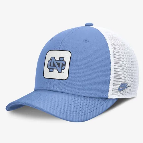 North Carolina Tar Heels Legacy Rise Mascot мужские Nike College Trucker Adjustable Hat синий