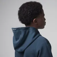 Nike Jordan Dri-FIT MJ Sport Big дитячі Statement Hoop Fleece Full-Zip Толстовка з капюшоном колір зелений