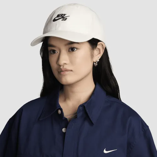 Nike SB Club Unstructuколір червоний Skate Cap колір білий