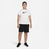 Nike Dri-FIT Multi+ Big детские (для мальчиков) Graphic тренировочные шорты (Extended Size) цвет черный