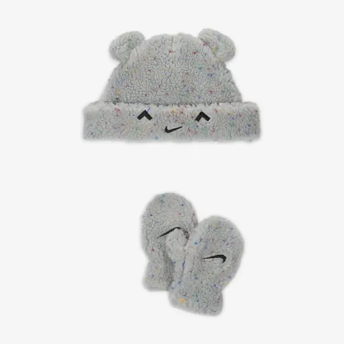 Nike Cozy Comfort Toddler 2-Piece Beanie набор цвет серый