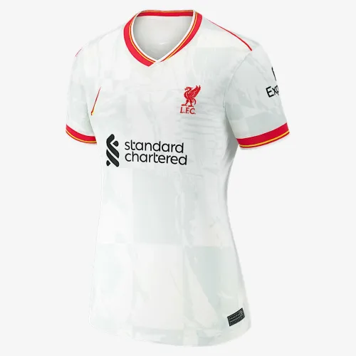 Virgil van Dijk Liverpool 2024/25 Stadium Third женская Nike Dri-FIT Soccer Jersey цвет белый