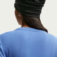 Nike Sportswear женская Tight Long-Sleeve Ribbed футболка синий