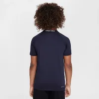 Nike Dri-FIT Pro Little дитячі Short Sleeve Top колір чорний