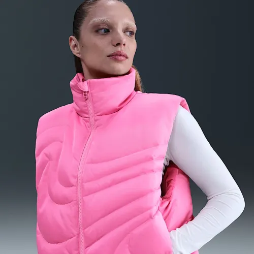 Nike Sportswear Swoosh Series женская оверсайз Down Vest Pink