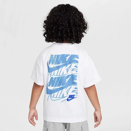 Nike Little дитячі On The Move Basic футболка колір білий