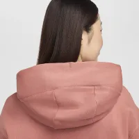 Nike Sportswear Phoenix Fleece женская оверсайз Pullover Толстовка с капюшоном Pink