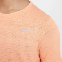 Nike Dri-FIT Miler Big детские (для мальчиков) тренировочные Top Orange