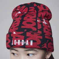 Nike Jordan Big детские 2-Piece Beanie набор цвет красный
