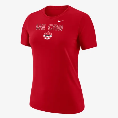 Canada женская Nike Soccer футболка цвет красный