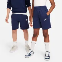 Nike Sportswear Club Fleece Big дитячі French Terry шорти блакитний