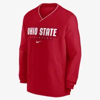 Ohio State Buckeyes Sideline мужские Nike College Long-Sleeve Ветровка цвет красный