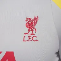 Liverpool FC Strike Third мужские Nike Dri-FIT Soccer Drill Top цвет серый
