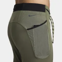 Nike Trail Lava Loops мужские Dri-FIT Running 1/2-Length Tights цвет зеленый