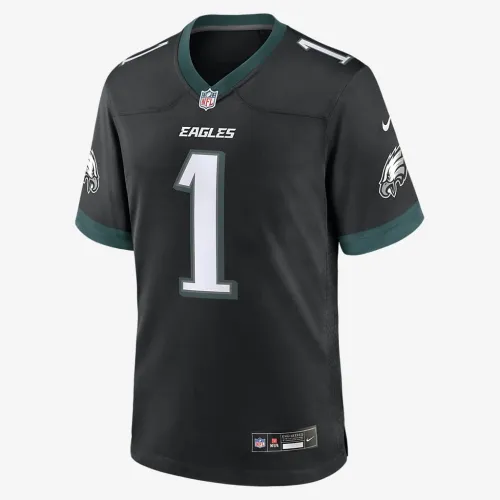 Jalen Hurts Philadelphia Eagles чоловічі Nike NFL Game Jersey колір чорний