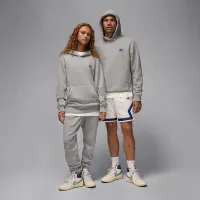 Nike Jordan x Awake NY чоловічі Fleece Толстовка з капюшоном колір сірий