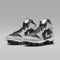 Nike Jordan 1 Mid TD чоловічі Football Cleat колір чорний